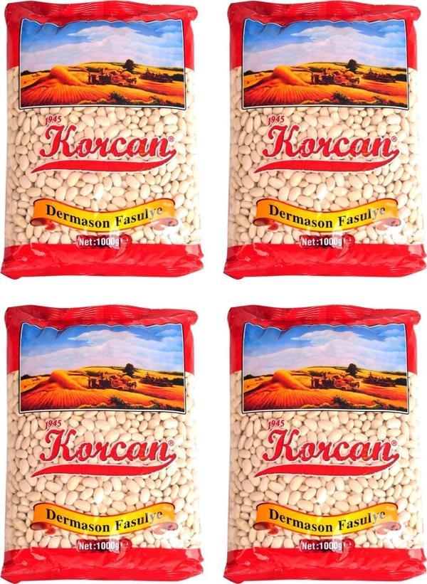 Korcan Dermason Fasulye 1 kg x 4 Adet - Image 1