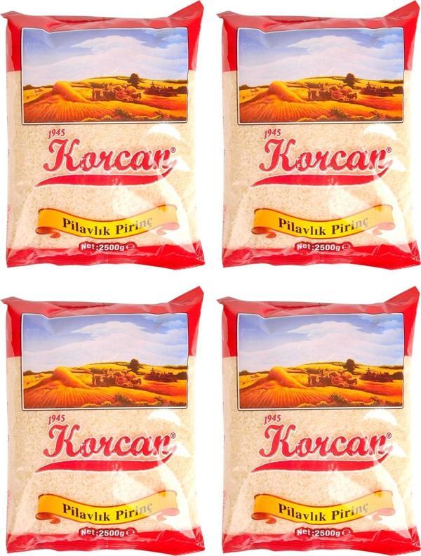 Korcan Pilavlık Pirinç 2500 gr 4 lü (10 kg) - Image 1