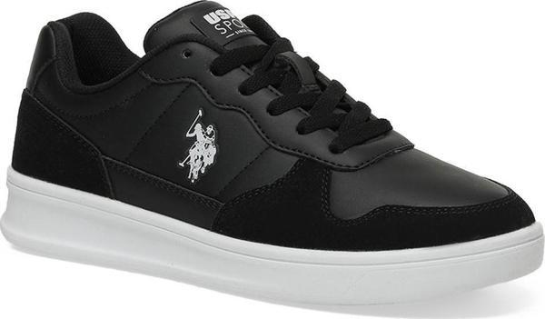 U.S. Polo Assn. CHARLIZE 4FX SİYAH BEYAZ COMFORT CASUAL GÜNLÜK SPOR AYAKKABISI - Image 1