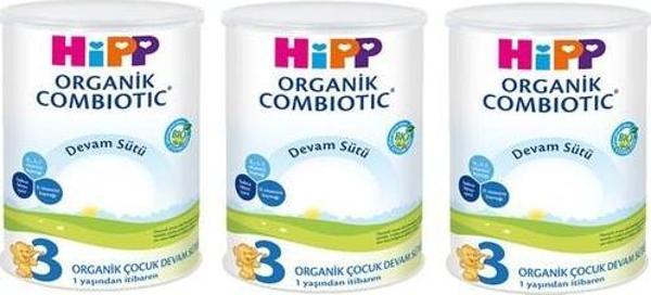 Hipp 3 Organik Combiotic Devam Sütü 350 gr 3 Adet - Image 1