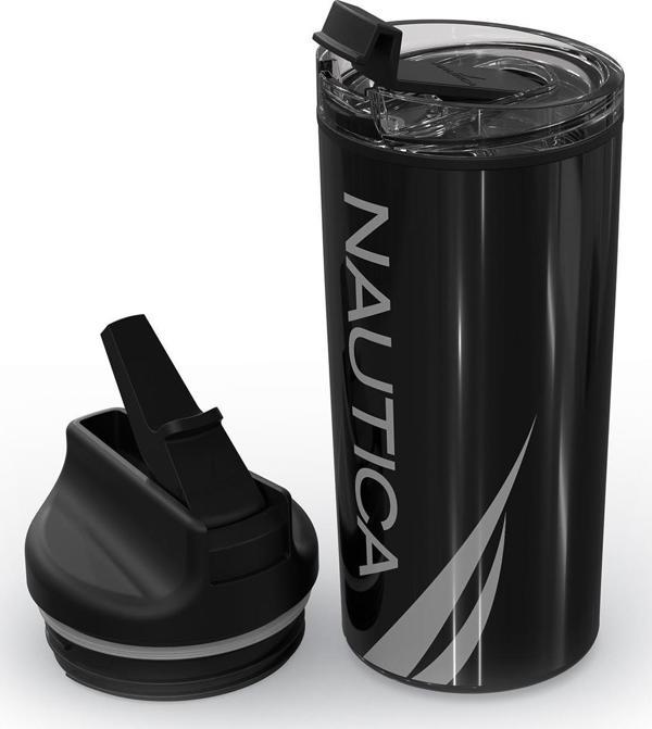 Nautica NTM02 Sport Termos Paslanmaz Çelik 950 ml J.Class Siyah - Image 1