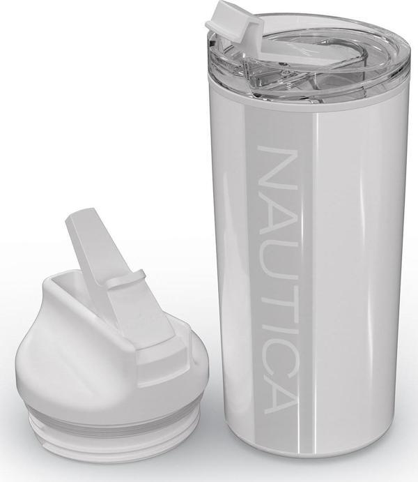 Nautica NTM02 Sport Termos Paslanmaz Çelik 950 ml Pure White - Image 1