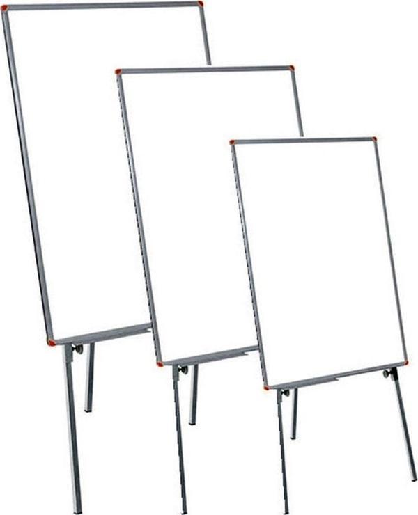 Panda 100 x 140 Cm Laminant Yüzey Yazı Tahtası Teleskopik Ayaklı Beyaz - Image 1