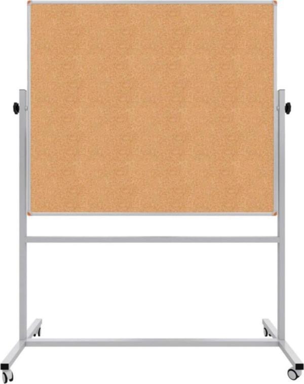 Panda 120 x 140 Cm Mantar Pano Çift Taraflı Mobil Çift Taraflı 360° Dönerli Tekerlekli - Image 1