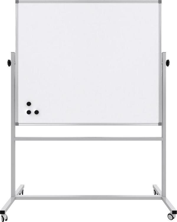 Panda 120 x 140 Cm Mıknatıs Yüzey 360° Dönerli Ayaklı Çift Taraflı Tekerlekli Mobil Yazı Tahtası - Pan571 - Image 1