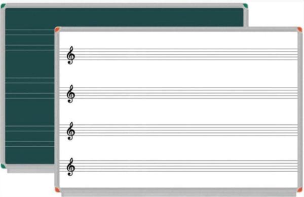Panda 120 x 140 Cm Standart Yazı Çizgili Yazı Tahtası Dijital Baskılı Müzik Çizgili Ve Güzel Yazı Tahtası - Image 1
