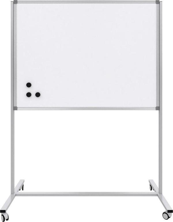 Panda 120 x 200 Cm Mıknatıslı Yüzey Sabit Ayaklı Tekerlekli Yazı Tahtası Pano Beyaz - Image 1