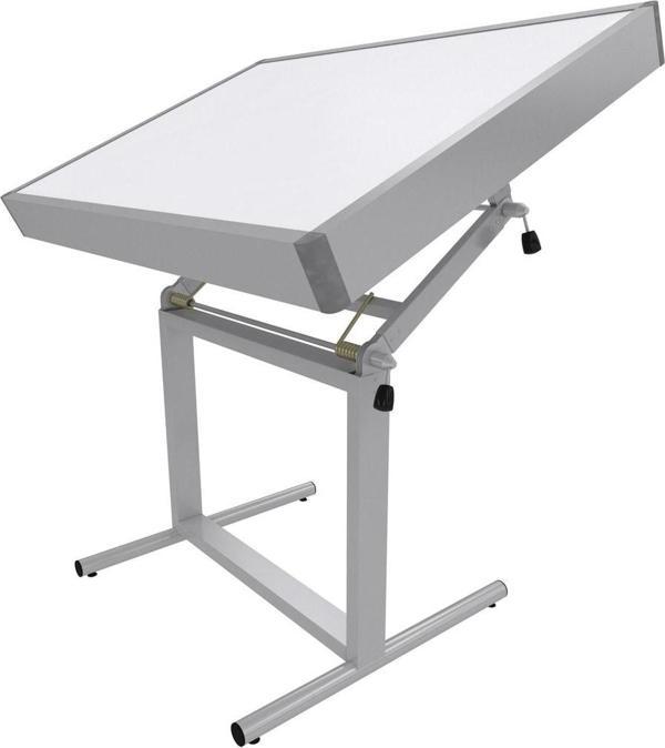 Panda 80 x 120 Cm Ayaklı Led Pano Işıklı Teknik Proje Çizim Masası Profesyonel - Image 1