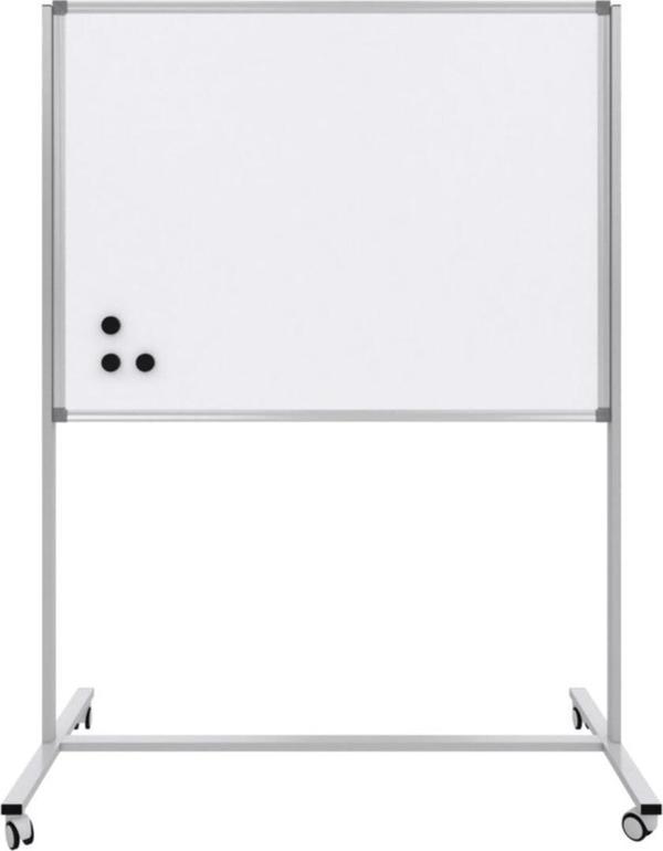 Panda 90 x 120 Tekerlekli Ayaklı Mıknatıslı Tek Taraflı Beyaz Yazı Tahtası - Image 1