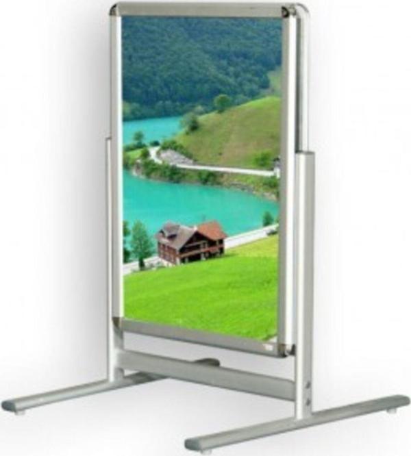 Projeneon 70 x 100 Cm Çift Iki Taraflı Kısa Ayak Alüminyum Reklam Poster Pano - Image 1