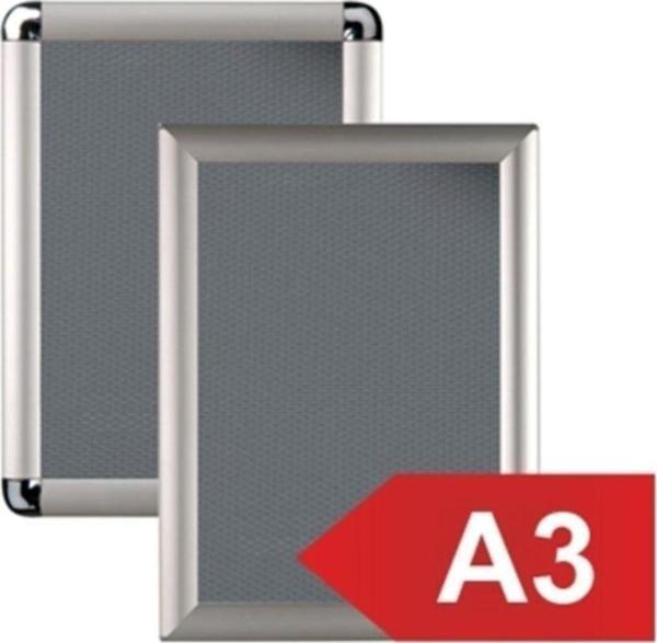 Projeneon A3 42 x 30 Cm Gönye Köşe 1 Adet Alüminyum Çerçeve Aç Kapa Açılır Kapanır - Image 1
