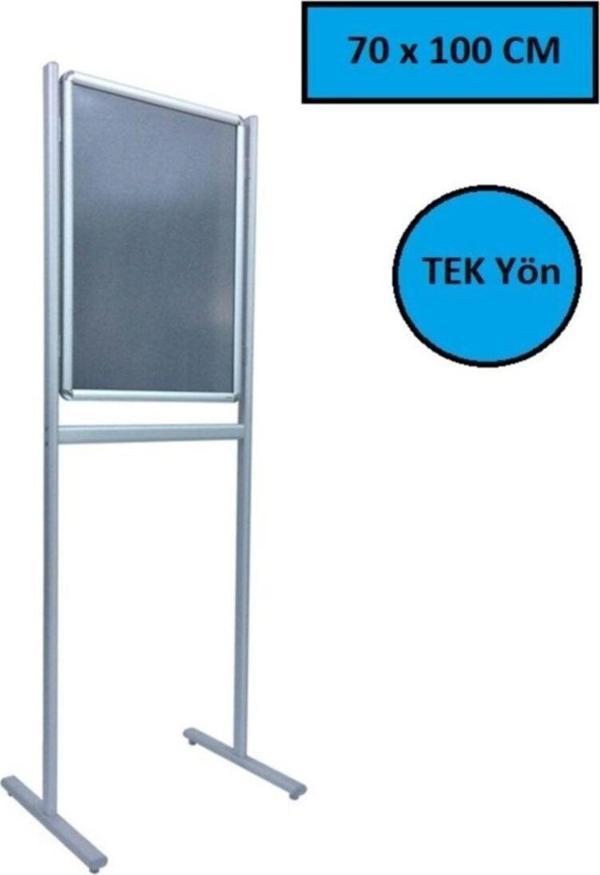 PROJENEON B1 70x100cm Alüminyum Tek Taraflı Kaldırım Reklam Poster Pano - Image 1