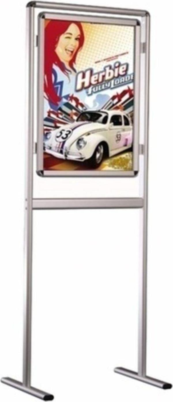 Projeneon B2 50 x 70 Cm Alüminyum Tek Taraflı Kaldırım Reklam Poster Pano Aç Kapa Çerçeve Ayaklı Poster Pano - Image 1