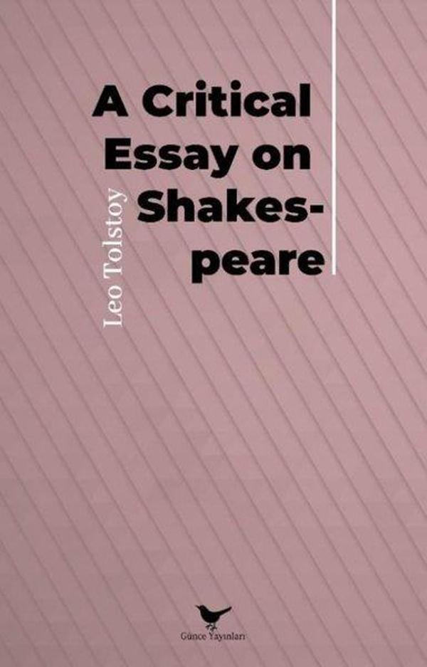 A Critical Essay on Shakespeare - Günce Yayınları - Image 1