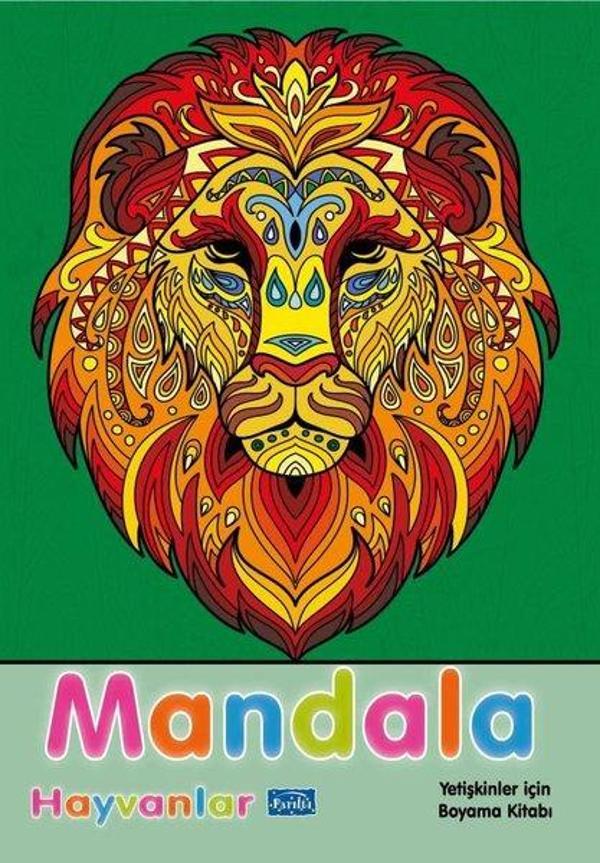 Mandala - Hayvanlar - Yetişkinler İçin Boyama Kitabı - Parıltı Yayınları - Image 1