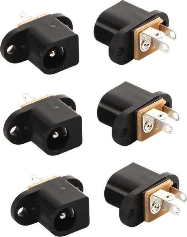 Osman Candan 6 Adet 5.5x2.5 mm. DC. Dişi Soket Çift Kulaklı - Image 1