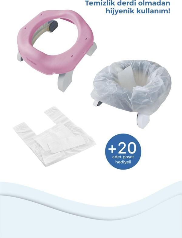 Babyjem Portatif Lazımlık Hediye Poşetli Sarı - Image 1