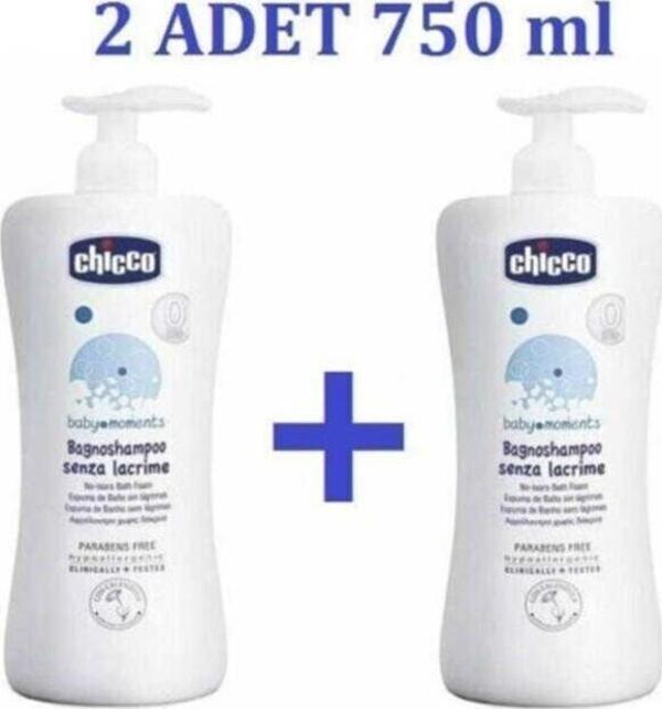 Chicco Göz Yakmayan Saç Ve Vücut Şampuanı 750 Ml 2 Adet - Image 1