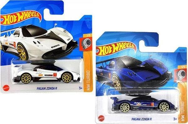 Hot Wheels - Pagani Zonda R Lacivert & Beyaz 2 Araç Set (1:64) - Image 1