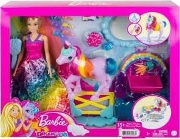 Barbie Dreamtopia Bebek Ve Tek Boynuzlu At GTG01 Lisanslı Ürün - Image 1