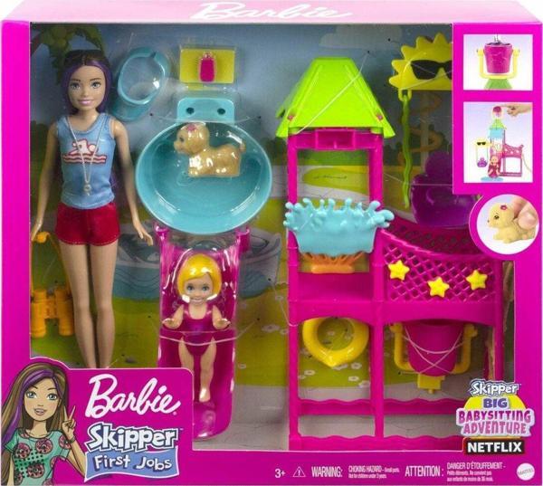 BARBİE SKIPPER'IN SU PARKI EĞLENCESİ OYUN SETİ HKD80 - Image 1