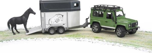 BRUDER LAND ROVER ARAZİ ARACI VE AT NAKİL 02592 - Image 1