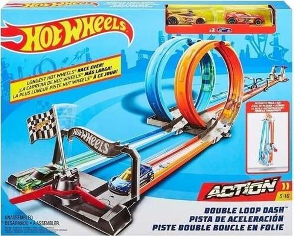 Hot Wheels Hw Çift Çemberde Depar Pist SetiGFH85 - Image 1