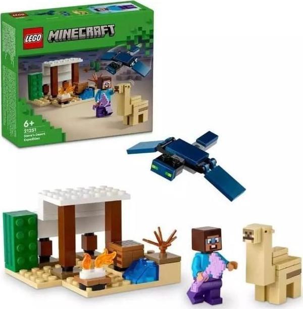 LEGO 21251 Minecraft® Steves Desert Expedition +6 Yaş (75 Parça) - Image 1
