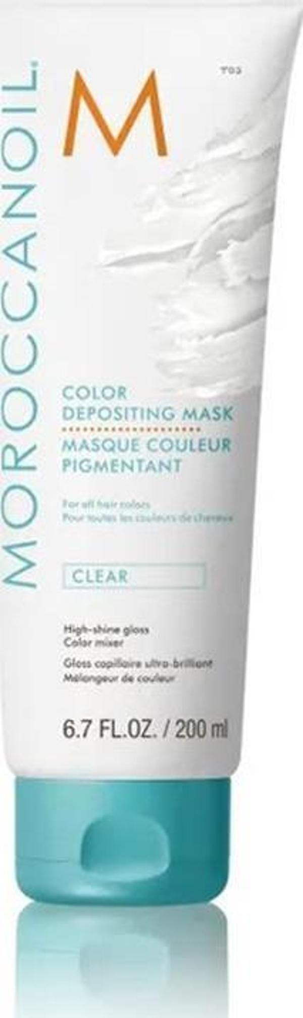 Moroccanoil Color Depositing Mask Clear Şeffaf Renklendirici Saç Maskesi 200ML - Image 1