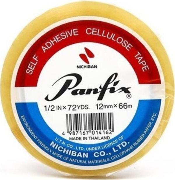 Panfix İnce Şeffaf Bant 12mmX66mt 12'li - Image 1