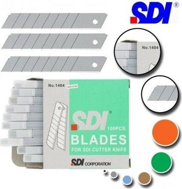 Sdı 1404 Geniş Maket Bıçağı Yedeği 10 Adet - Image 1