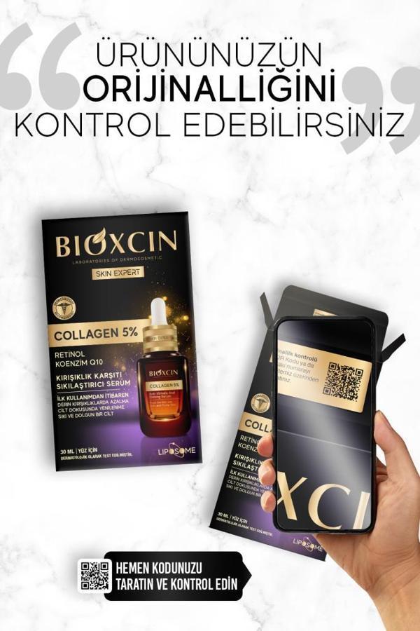 Bioxcin Collagen Retinol Kırışıklık Karşıtı Sıkılaştırıcı Serum - Collagen %5 Retinol Koenzim Q10 - Image 1