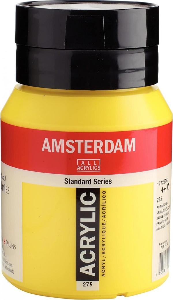 Amsterdam Standart 500 ml Akrilik Boya Primary Yellow / 275 - Image 1
