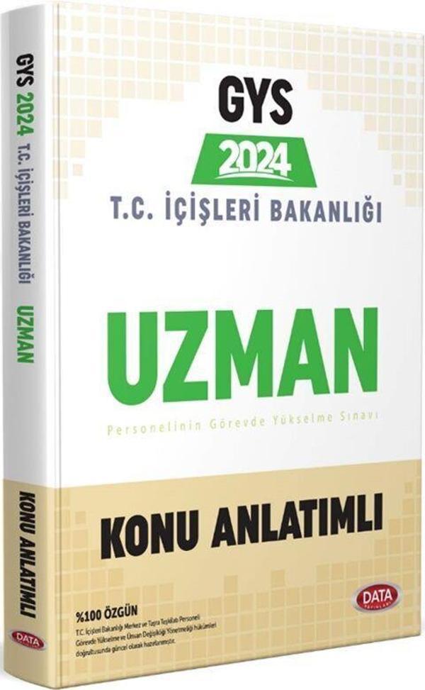 T.C. İçişleri Bakanlığı Uzman GYS Hazırlık Kitabı Data Yayınları - Data Yayınları - Image 1