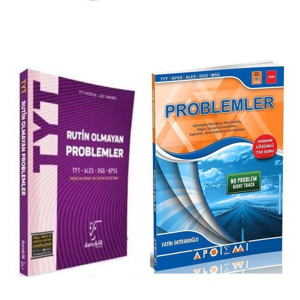 Apotemi Problemler ve Karekök TYT Rutin Olmayan Problemler Soru Bankası 2 Kitap Set - Karekök Eğitim Yayınları - Image 1