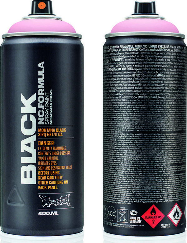 Montana Black Sprey Boya 400 ml Miss Piggy BLK3100 - Image 1