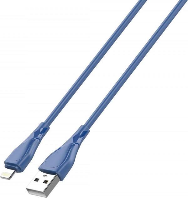 Ldnıo Hızlı Şarj Kablosu Lightning Yeşil LS611 - Image 1