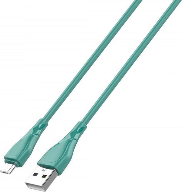 Ldnıo Hızlı Şarj Kablosu Lightning Yeşil LS611 - Image 1