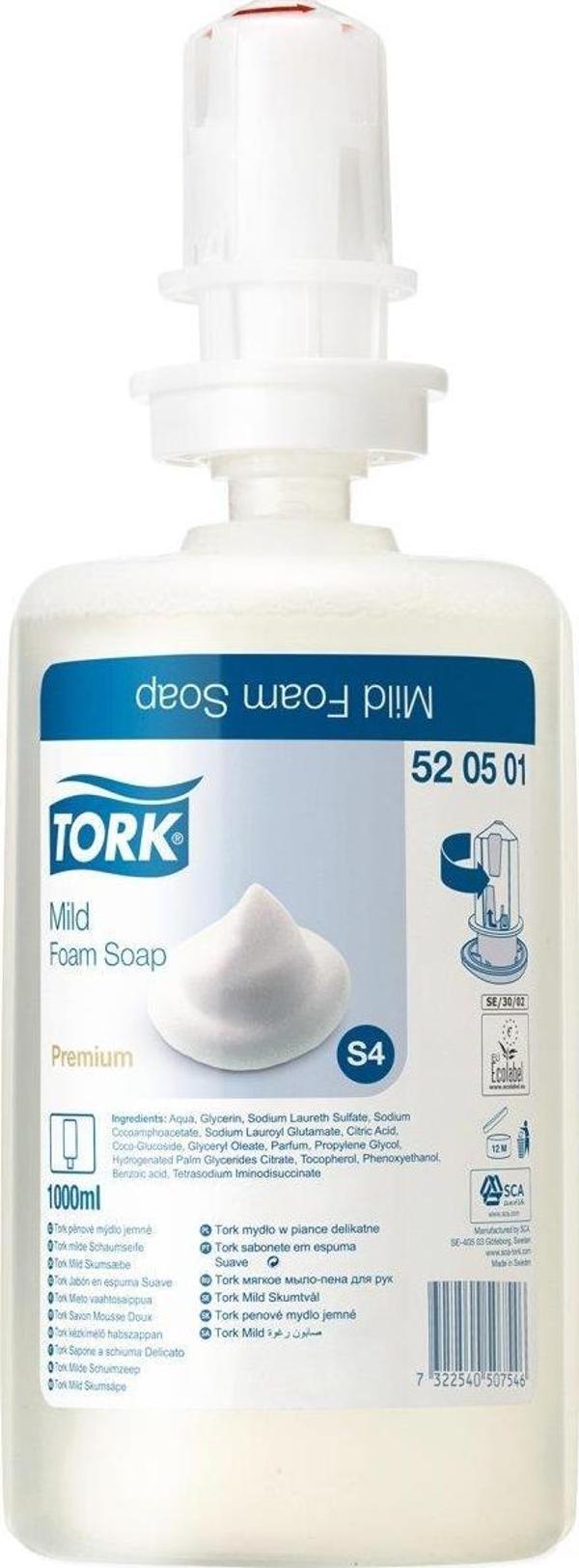 Tork Mild Köpük Sabun Premium 1 lt - Image 1