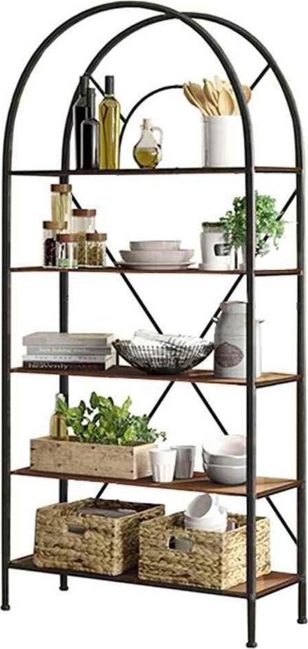 Weblonya Kitaplık 5 Katlı Raf Çok Amaçlı Raf Kitaplık 5176 - Image 1