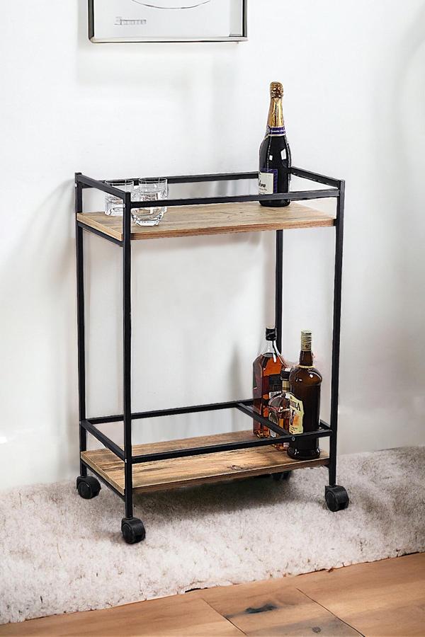 Weblonya Servis Arabası Tekerlekli Sunum Arabası 5115 - Image 1