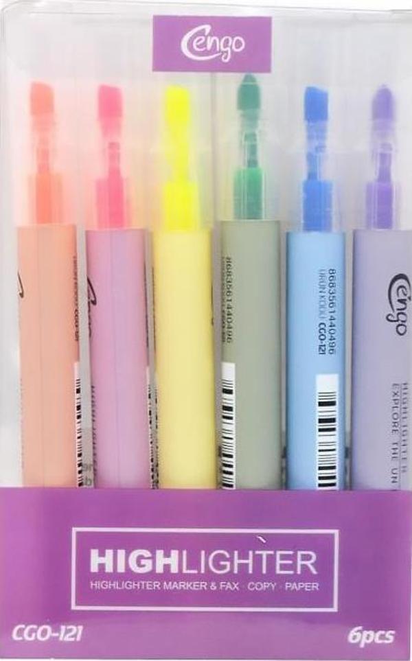 Cengo Fosforlu Kalem 6'lı Set - Image 1