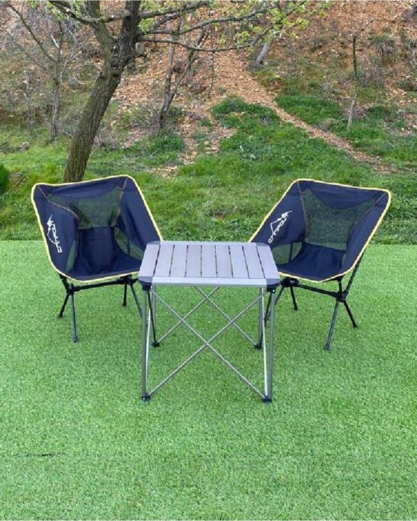 KÜÇÜK MASA + 2 PRATİK SANDALYE SET - Image 1