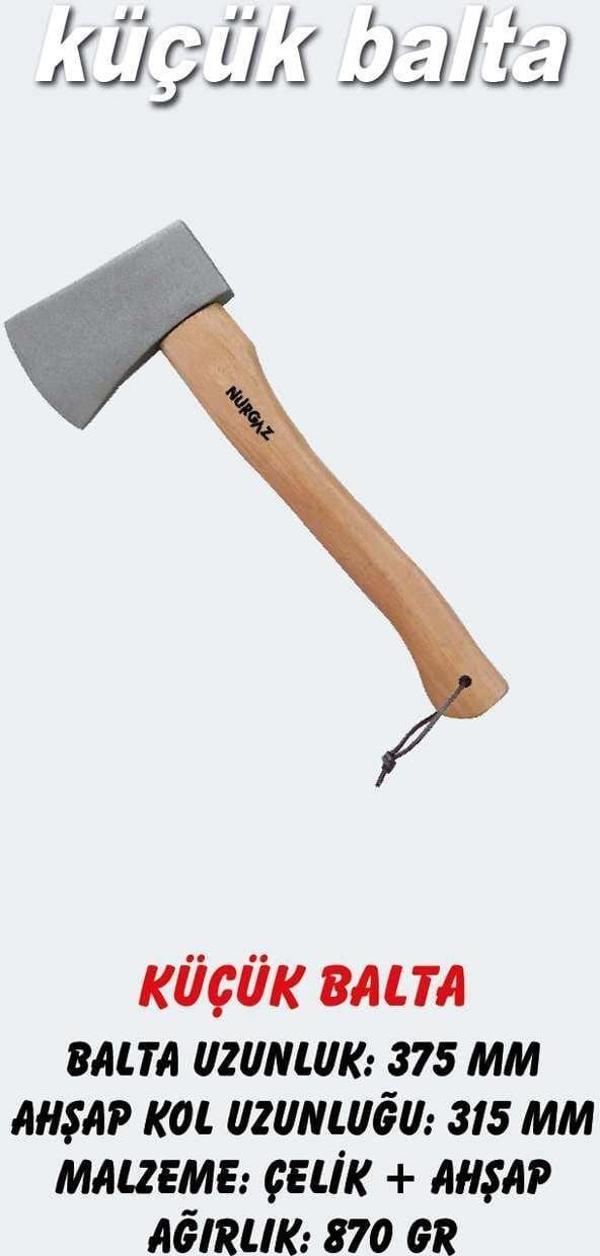 Nurgaz Kamp Baltası Küçük Ahşap - Image 1
