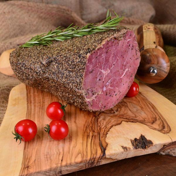 Roastbeef Tütsülenmiş Dana Füme Et Karabiberli Az Yağlı Katkısız 500 gr - Image 1