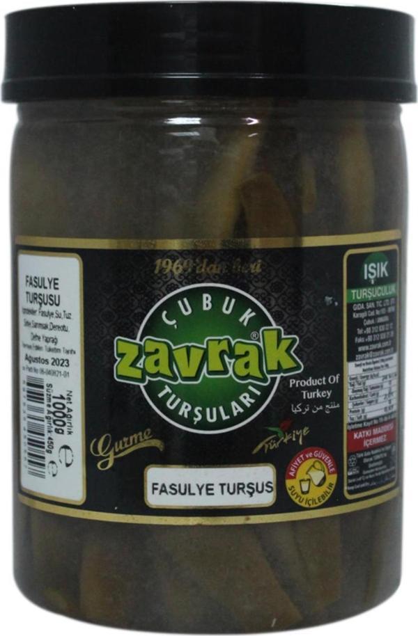 Zavrak Fasulye Turşusu 1000 g ℮ - Image 1