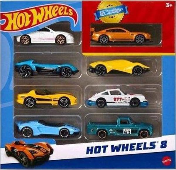 Hot Wheels  8'li Araba Paketi HPV78 - Image 1