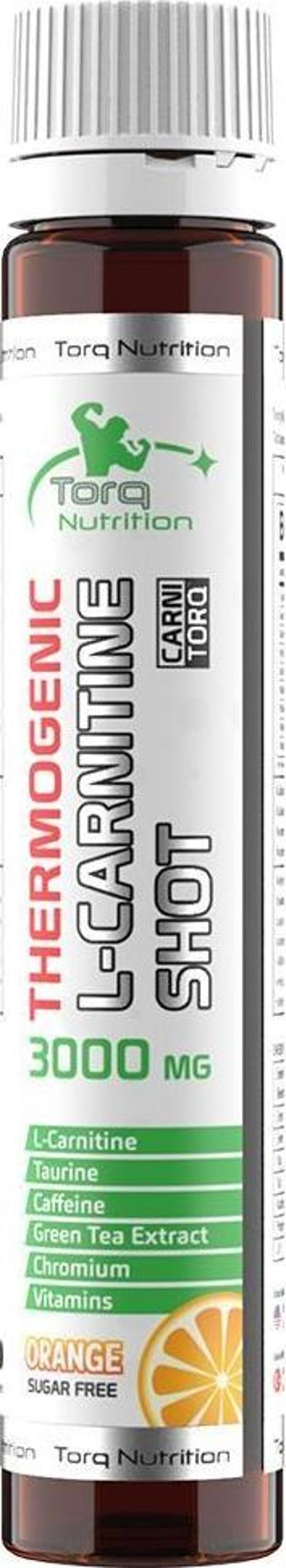 Torq Nutrition Thermogenic L-Carnitine Shot 3000 mg. Portakal - Image 1