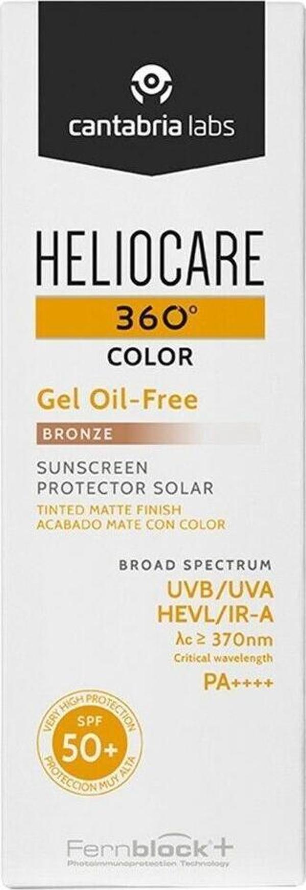 Heliocare 360 Gel Oil Free Bronze Spf 50 50 ML - Image 1