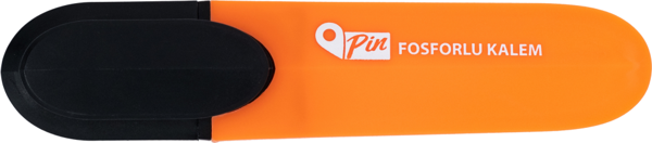 Pin 800 Fosforlu Kalem Turuncu 10'lu Paket - Image 1